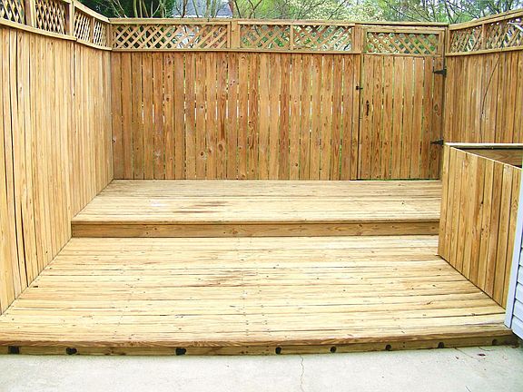 Patio/Deck in rear
