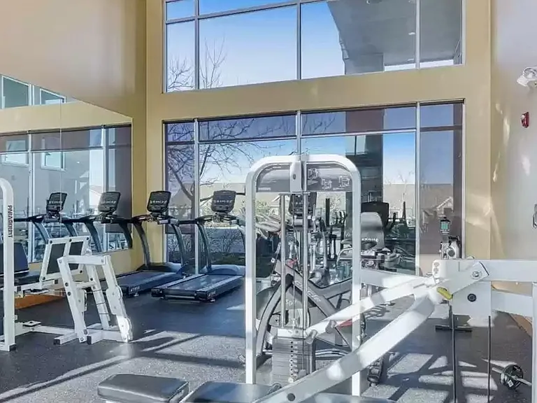 Community gym, includes free weights (not pictured)