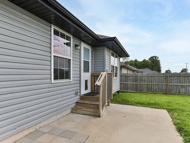 Backyard patio