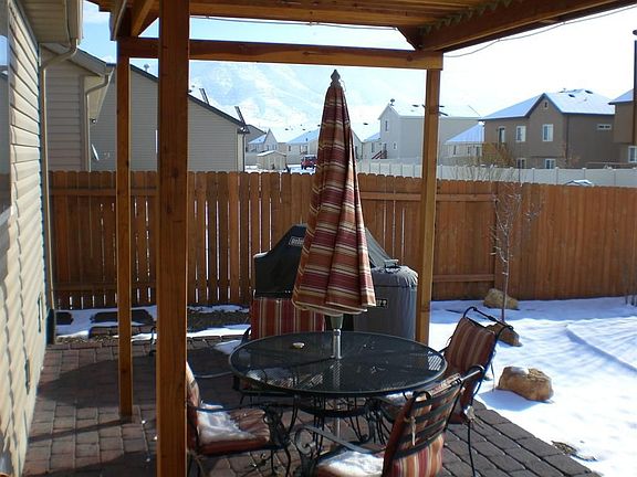 Beautiful backyard patio
