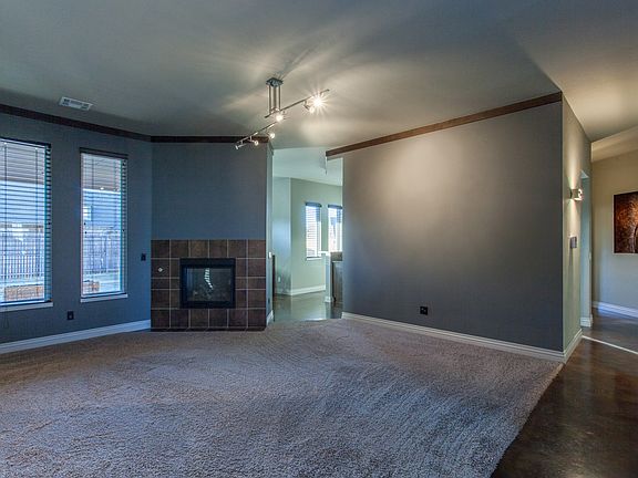 Living  with fireplace