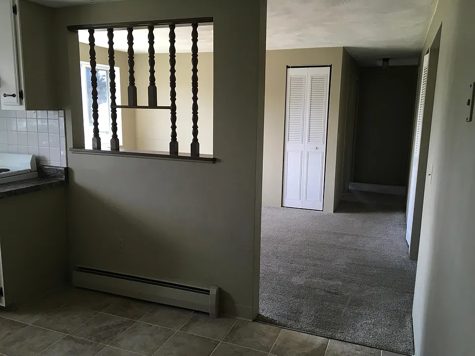 Kitchen into large dining room