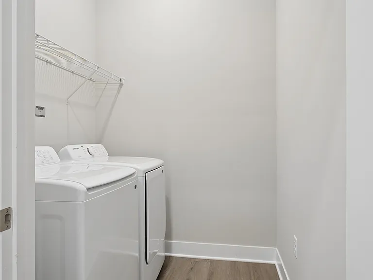In-unit washer and dryer with each apartment at Tiffany Flats.