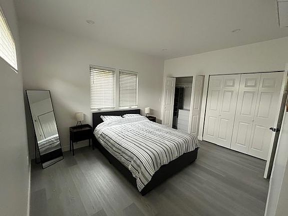 Queen bed and large closets