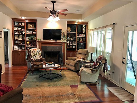 Living room with wb fp