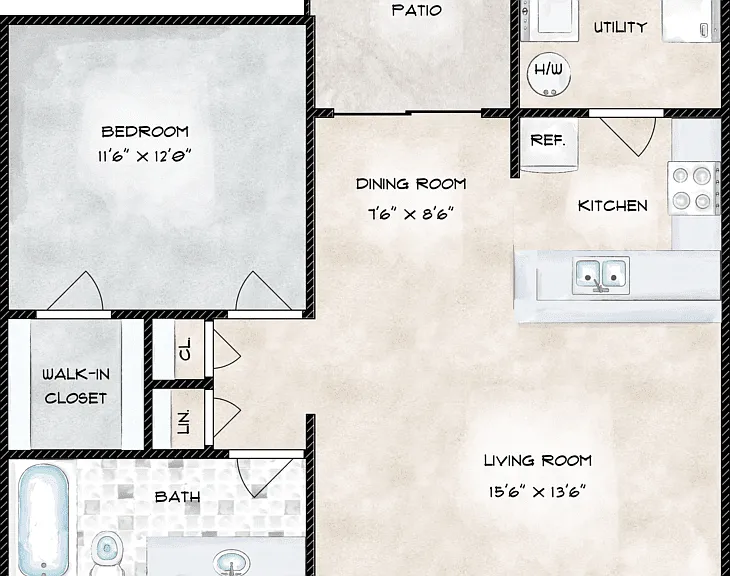 A1 Floorplan Diagram