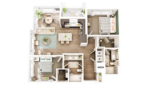 Floor plan B1