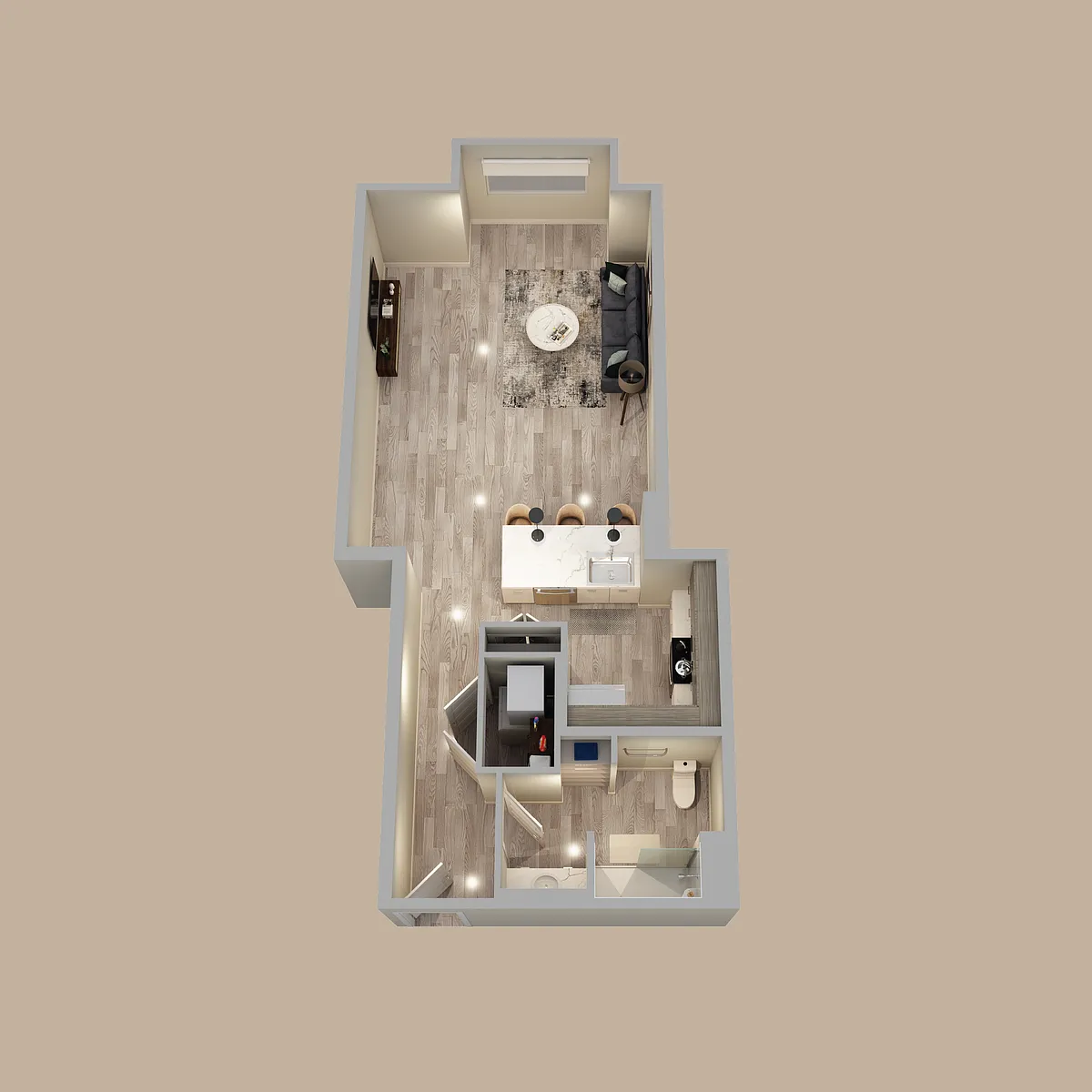 Floor plan Studio A