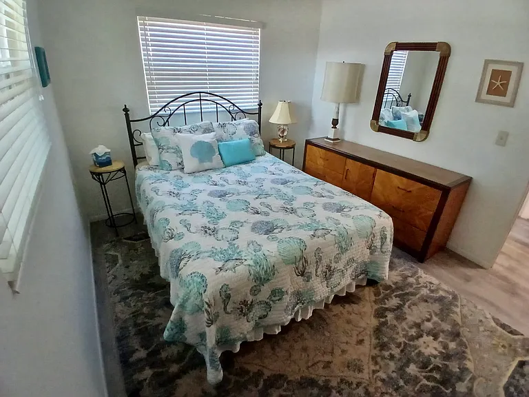 Sunny guest bedroom!
