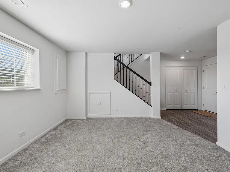 lower level den or workout space
