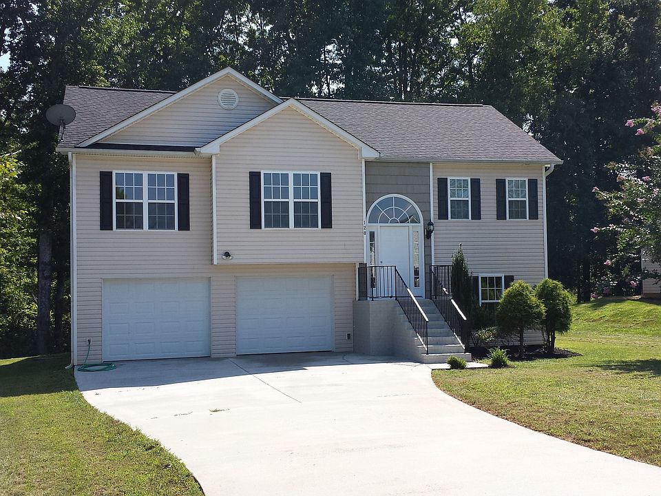 front with nice level yard