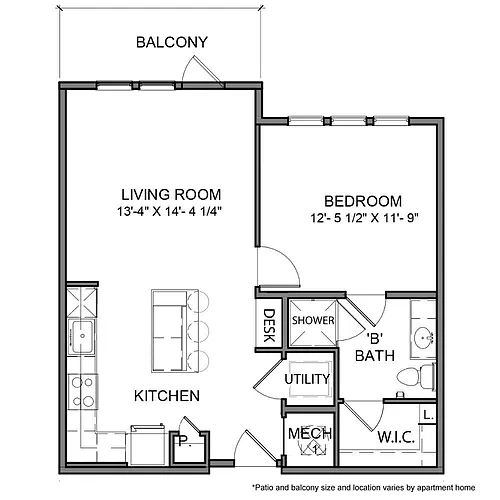 Floor plan BE.A3