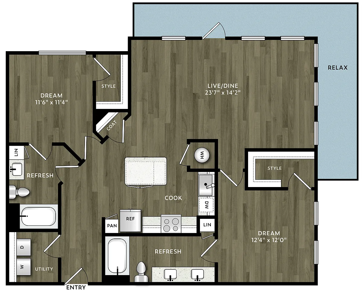 Floor plan B2