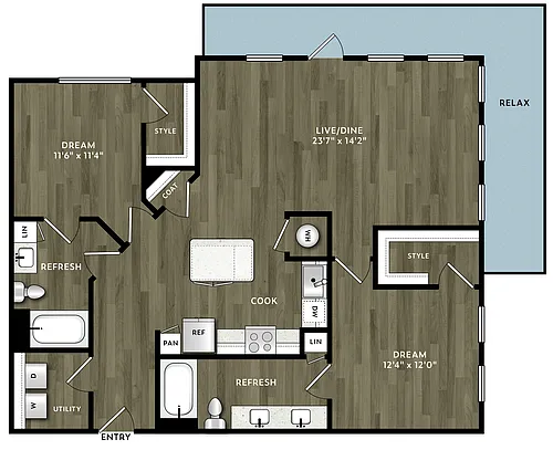 Floor plan B2