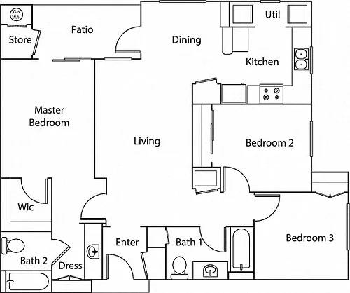 Floor plan C1