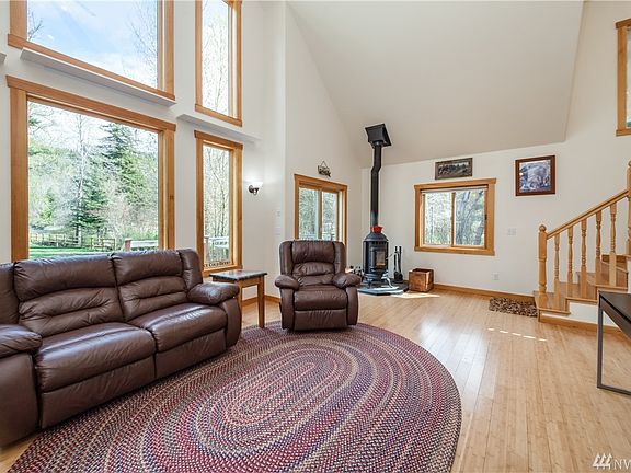 Bamboo floors throughout the home