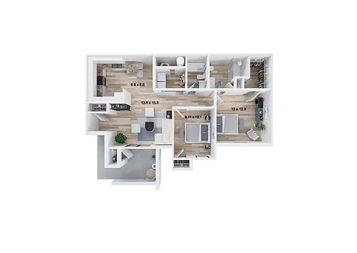 Floor plan THE WAKEFIELD LOWER ADA