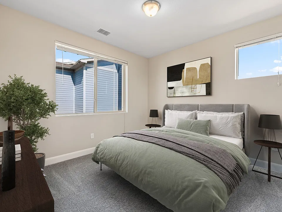 Carpeted Bedroom