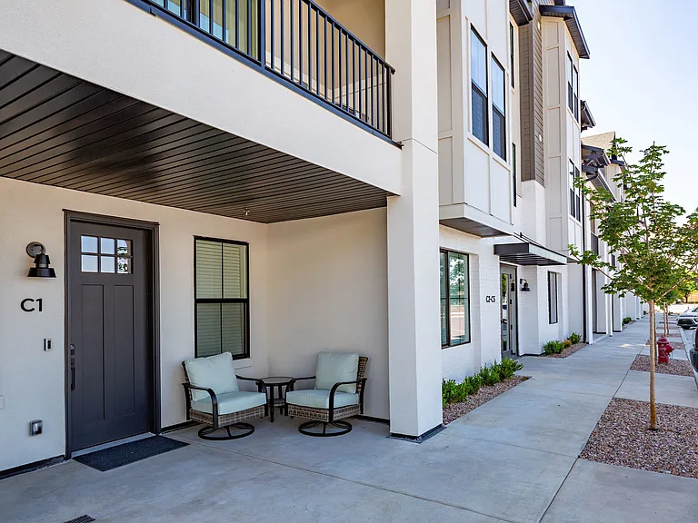 Towns - Exterior Front Porch