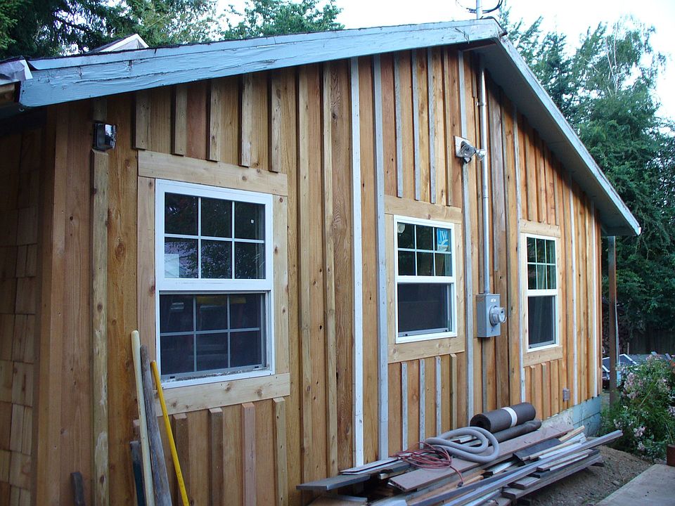cedar siding on LR