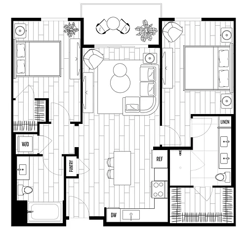 Floor plan B ONE