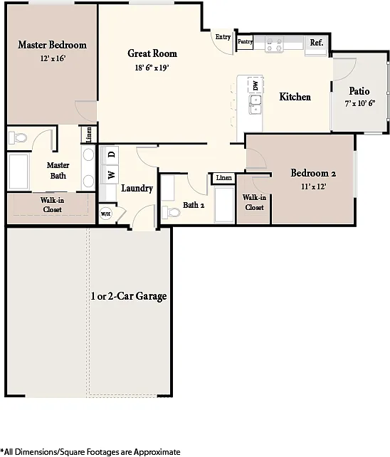 Floor plan The Flats Plan 7