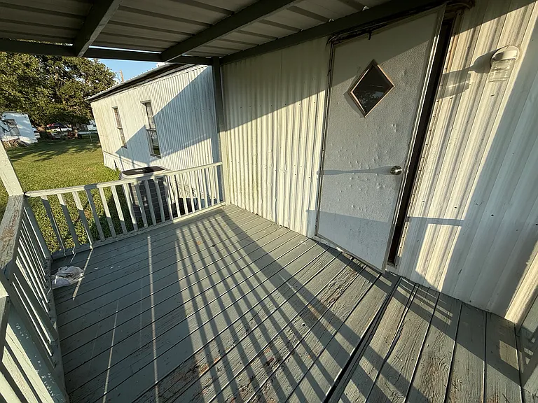 Back porch.