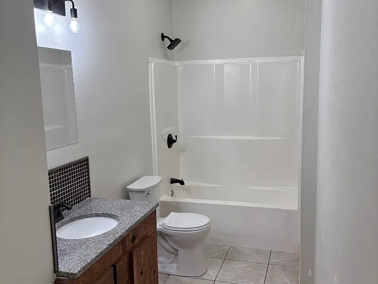 Full bathrooms with new fixtures