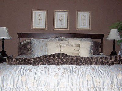 Master bedroom king bed