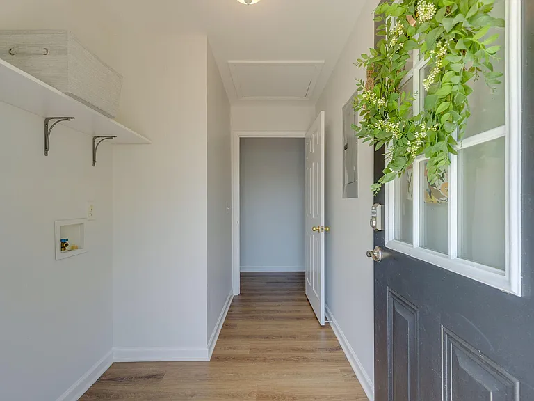 Laundry Room and Side Entrance