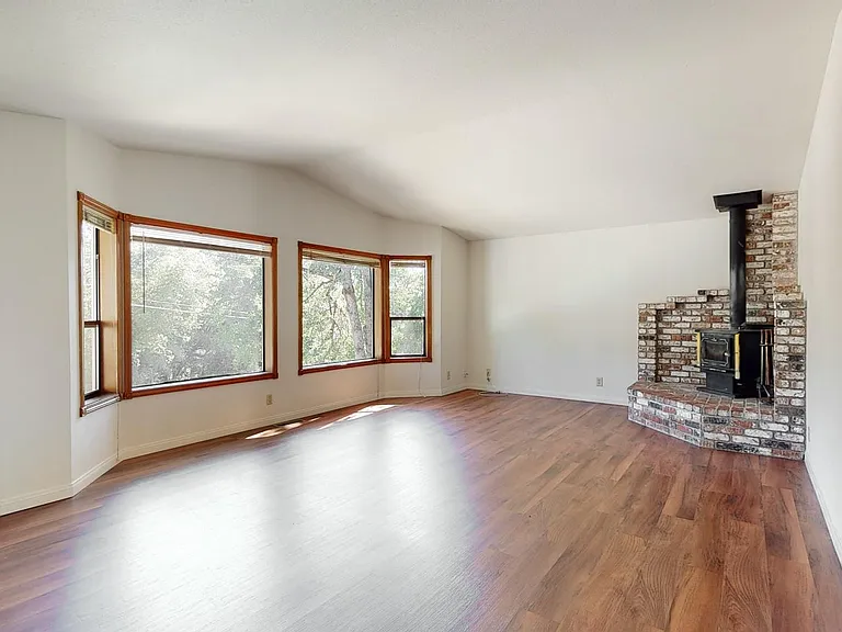 Living Room with Wood Buring Stove