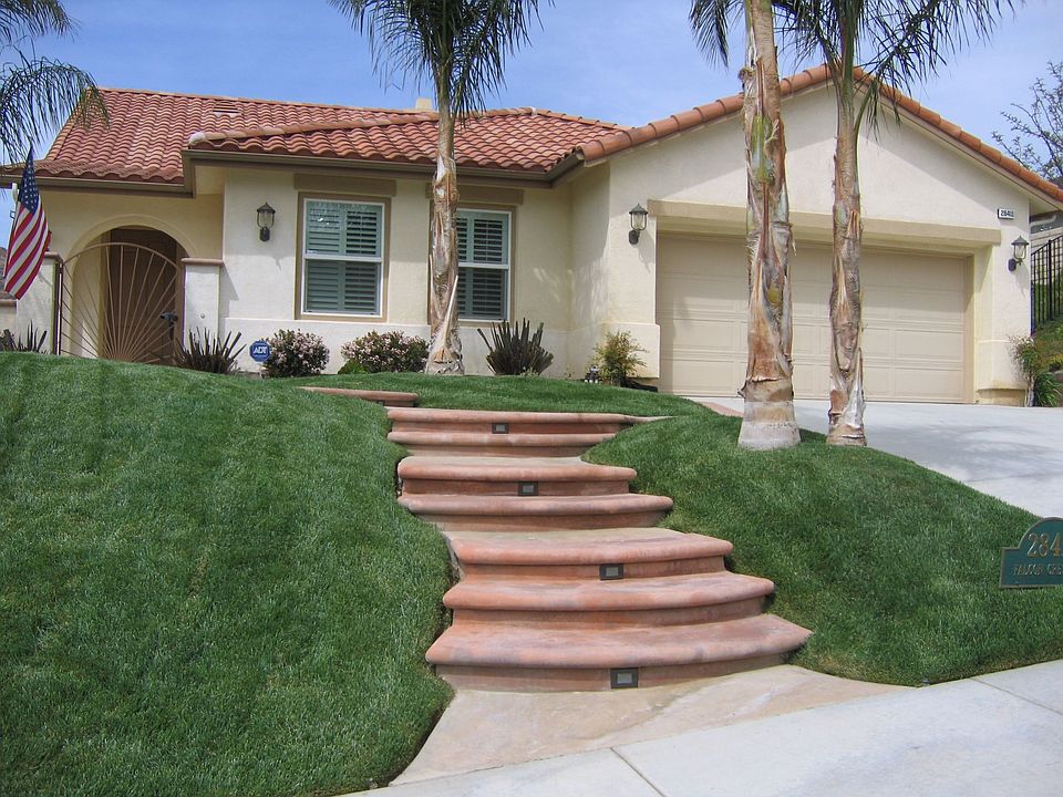 Home Front with Palm Trees