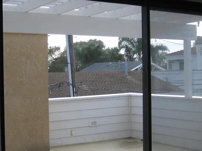 Master bedroom balcony