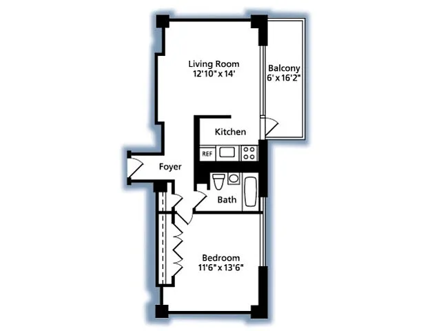 Floor plan The Faneuil