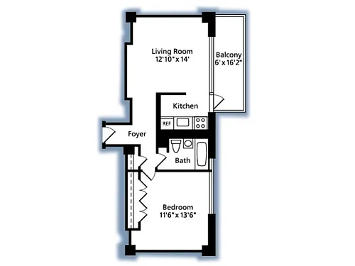 Floor plan The Faneuil
