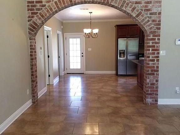 View entering kitchen area