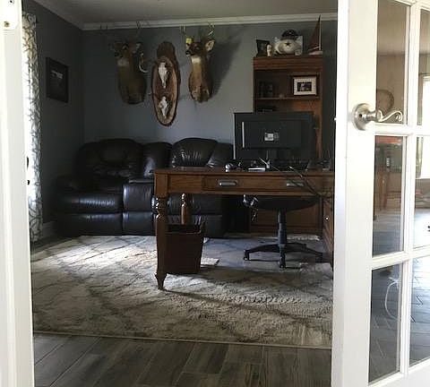 Office off of Foyer w/French Doors