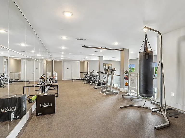 State-of-the-art fitness center with strength and cardio equipment
