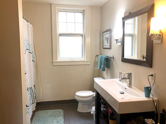 recently renovated bathroom