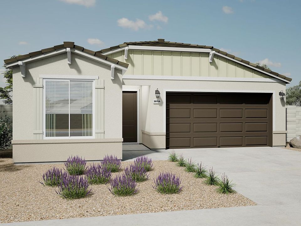 This is a rendering of the Agave Elevation A. Options and colors may vary.