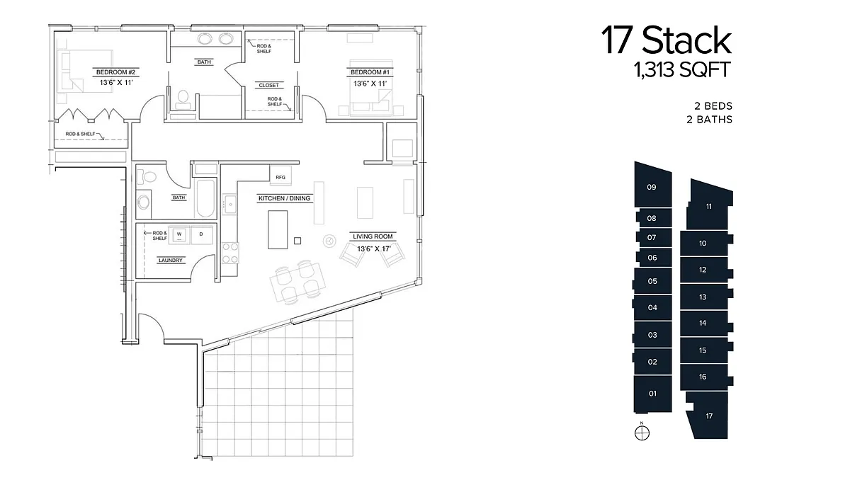 Floor plan 2C