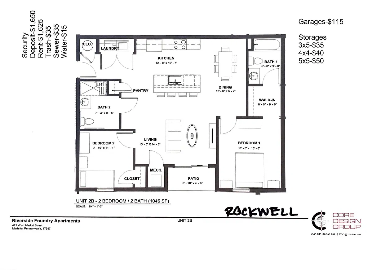 Floor plan Rockwell