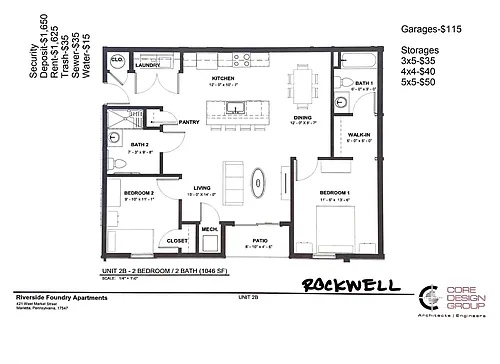Floor plan Rockwell