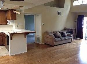 Kitchen and living room