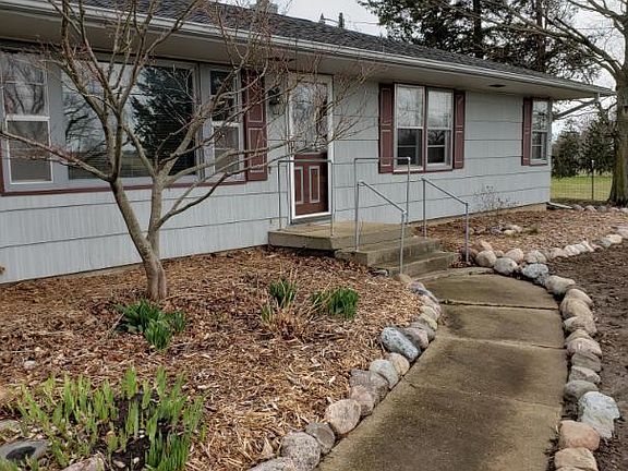 Japanese maple gives a gracious appeal in winter and summer. Iris and hostas greet you when you come home in the spring. Free to plant additional plants if desired.