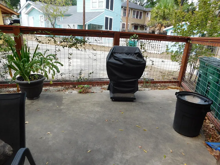 Patio with BBQ