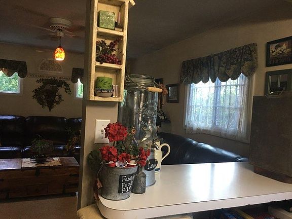 Family room view from kitchen