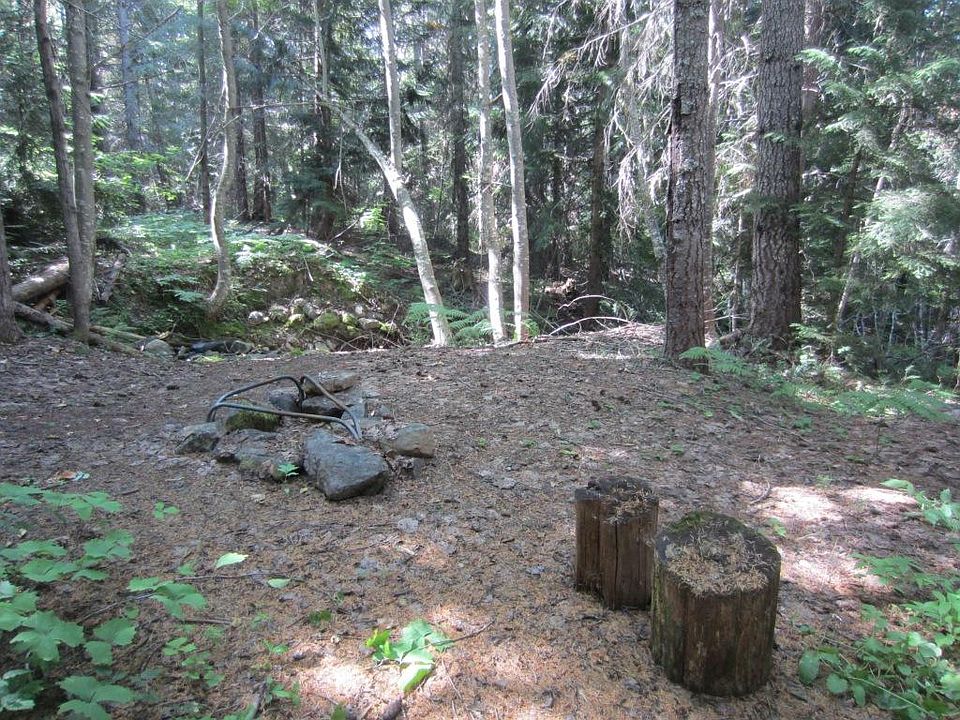 Campfire area by creek