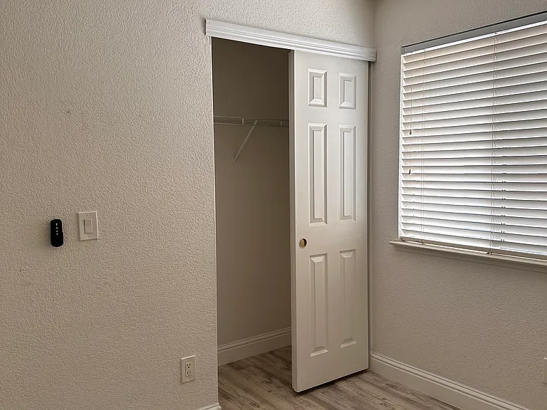 Downstairs bedroom closet