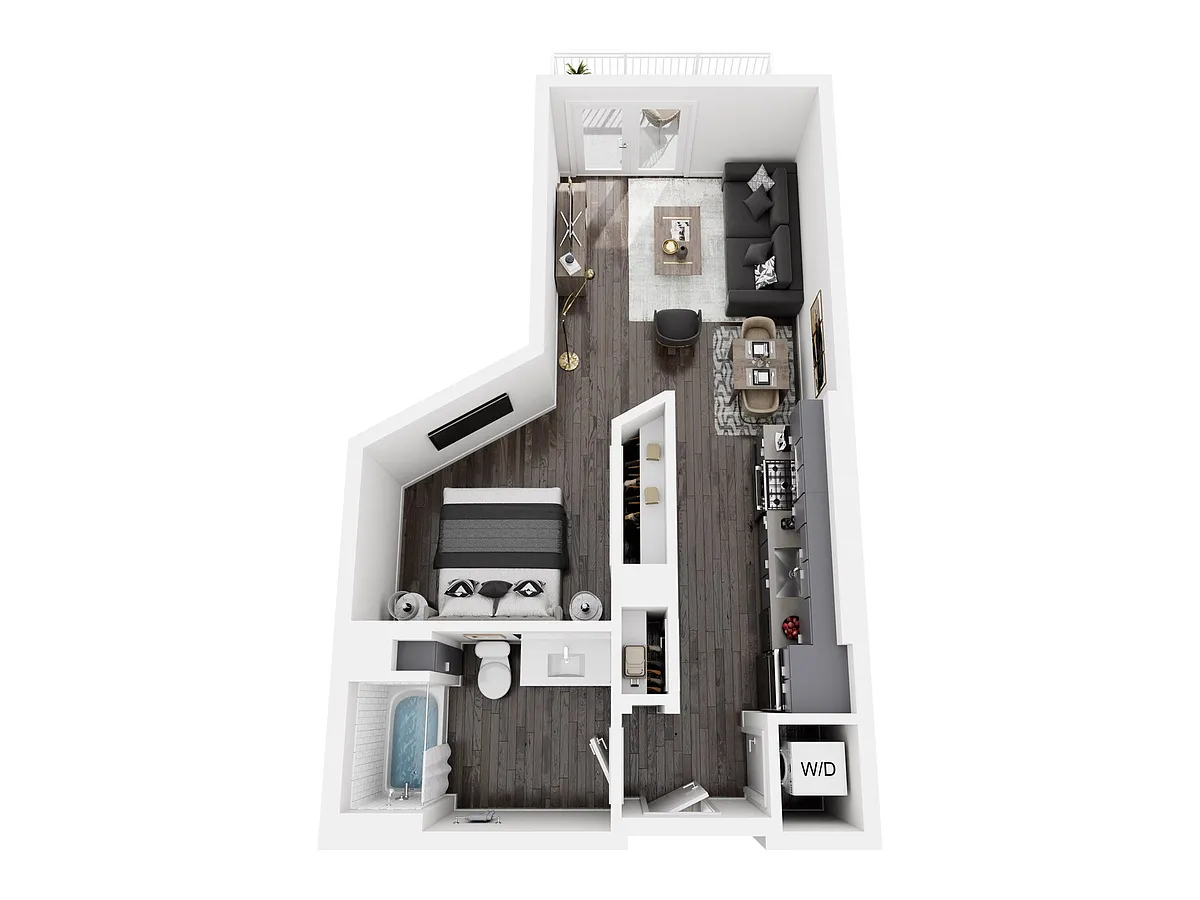 Floor plan 0x1-STDB